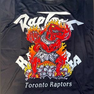 Men’s Small Black Short Sleeve Toronto Raptors NBA Graphic Dri-FIT T-Shirt